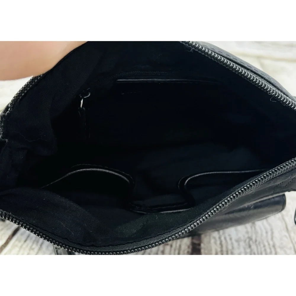 Nine & Co by Nine West Black‎ Nylon Crossbody Shoulder Bag 9